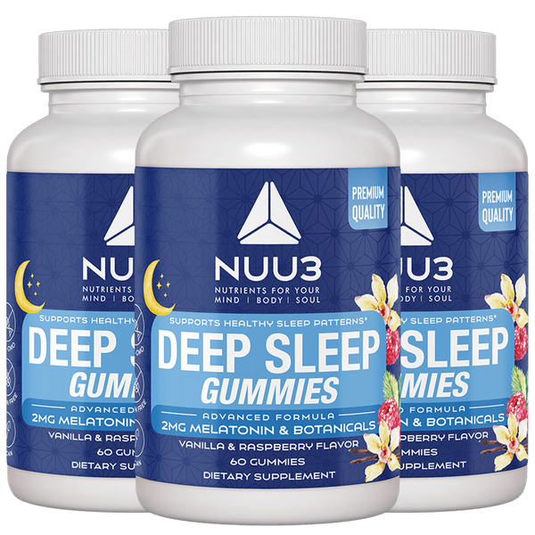 Deep Sleep Gummies 3 Bottles - Nuu3