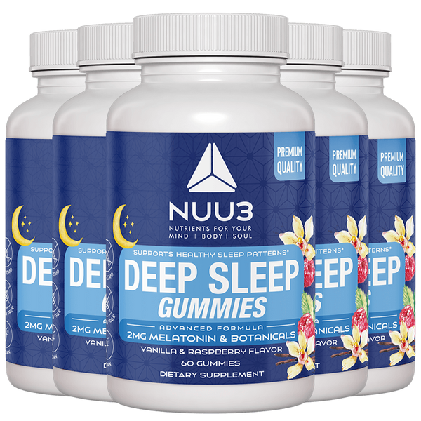 Deep Sleep Gummies 5 Bottles - Nuu3