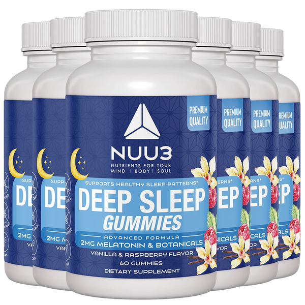 Deep Sleep Gummies Special Discounted - 6 Bottle Pack @ $25/bottle - Nuu3