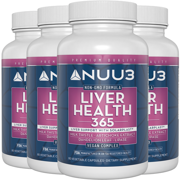 Liver Health 365 4 Bottles - Nuu3