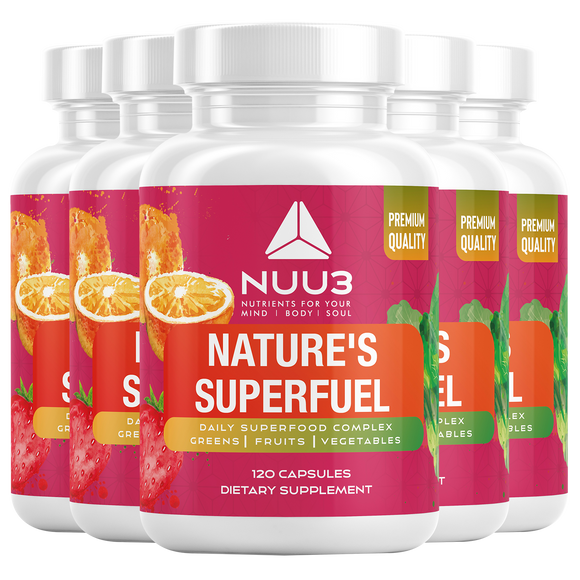Nuu3 Nature's Superfuel 5 Bottles - Nuu3